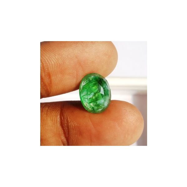 5.21 Carats Natural Zambian Emerald 12.10 x 9.38 x 6.22 mm