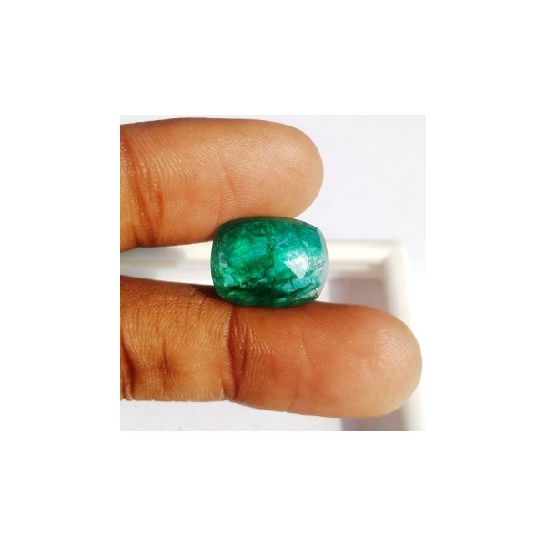 8.53 Carats Natural Zambian Emerald 15.72 x 11.99 x 5.58 mm