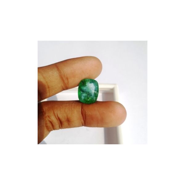8.66 Carats Natural Zambian Emerald 14.32 x 12.70 x 6.63 mm