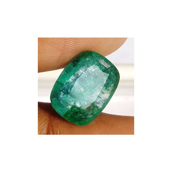 6.62 Carats Natural Zambian Emerald 13.41 x 10.37 x 5.90 mm