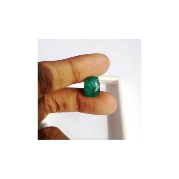 5.49 Carats Natural Zambian Emerald 12.61 x 9.61 x 5.80 mm