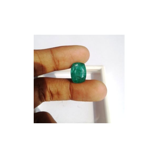 8.93 Carats Natural Zambian Emerald 14.25 x 10.72 x 7.53 mm