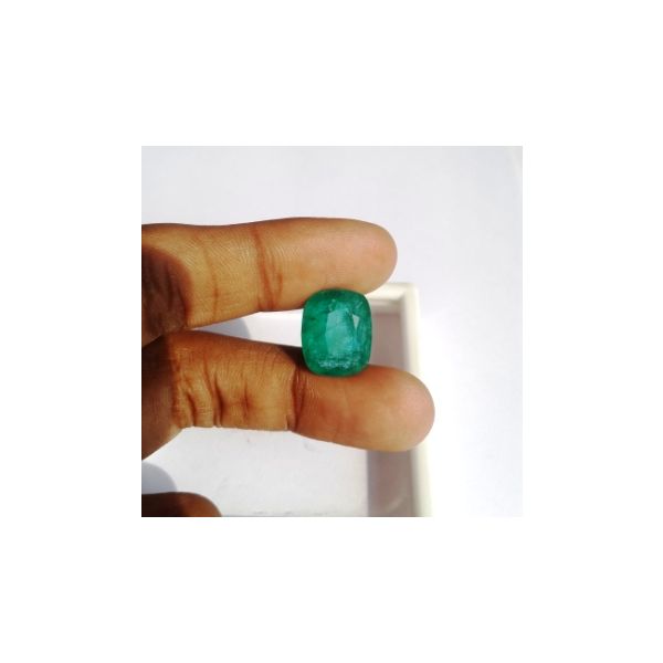 11.20 Carats Natural Zambian Emerald 15.42 x 12.61 x 7.61 mm