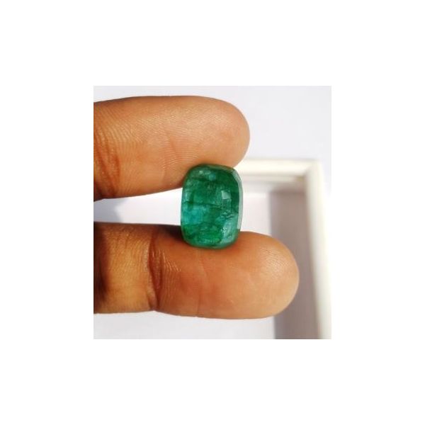 8.26 Carats Natural Zambian Emerald 14.27 x 10.38 x 6.72 mm