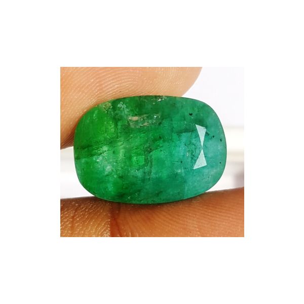 11.79 Carats Natural Zambian Emerald 17.15 x 12.04 x 7.41 mm