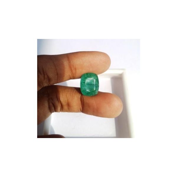 8.21 Carats Natural Zambian Emerald 13.94 x 11.37 x 6.68 mm