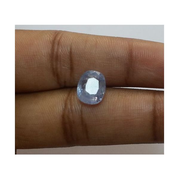 3.92 Carats Ceylon Blue Sapphire 9.08x7.44x5.63mm