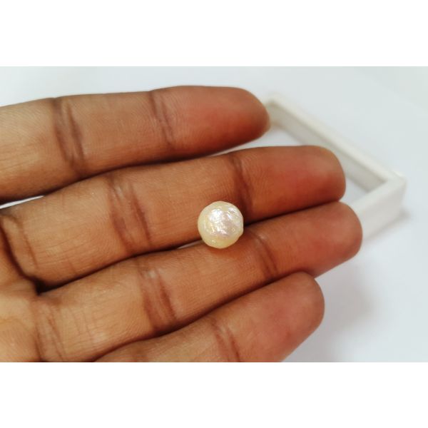 5.66 Carats Natural Venezuela Pearl 9.25 x 9.35 x 9.17 mm