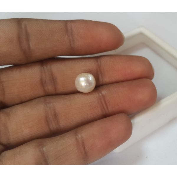 5.48 Carats Natural Venezuela Pearl 9.26 x 9.07 x 9.48 mm