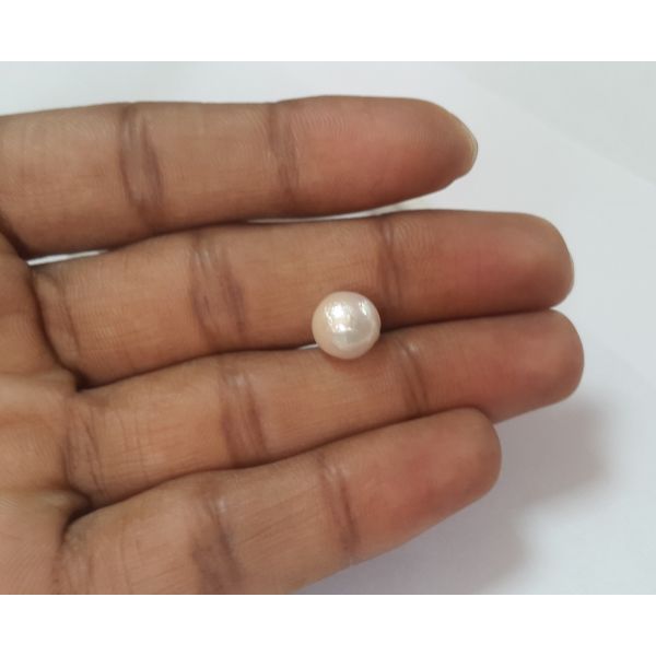 5.13 Carats Natural Venezuela Pearl 8.48 x 8.92 x 9.23 mm