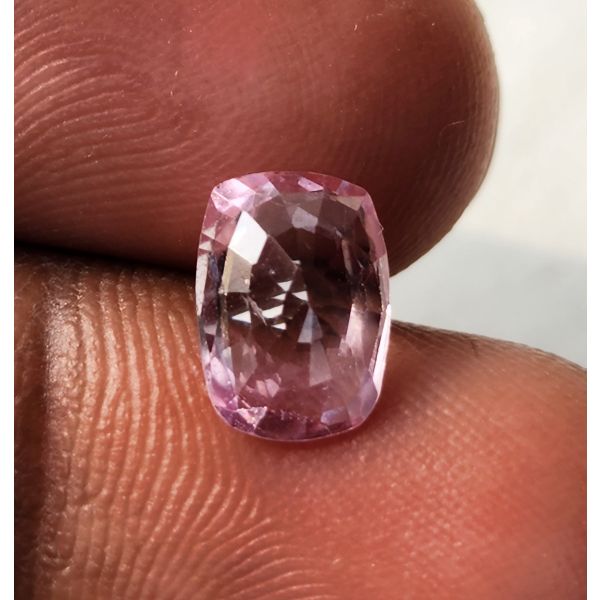 1.89 CT Light Pink Sapphire  Natural Ceylon Mines Gemstone