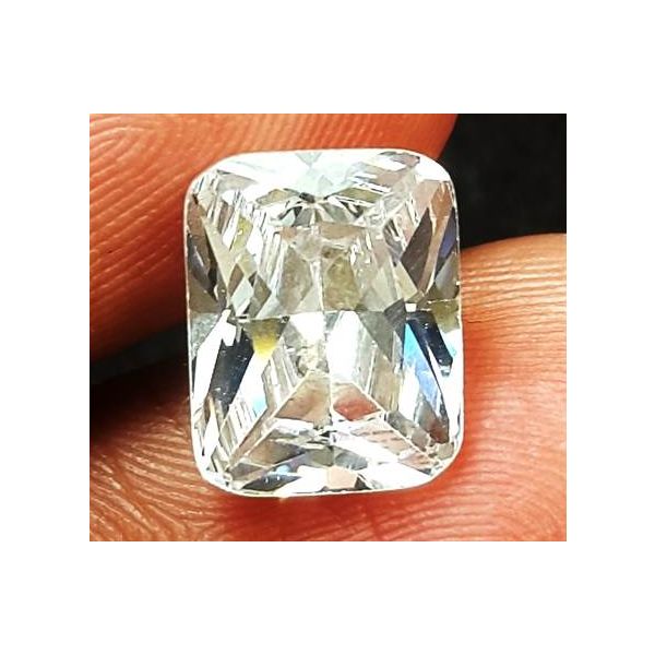 4.49 Carats Natural Colorless Zircon 10.02 x 7.09 x 4.69 mm