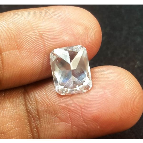 4.49 Carats Natural Colorless Zircon 10.02 x 7.09 x 4.69 mm