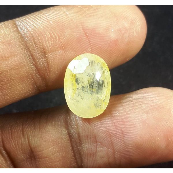 6.25 Carats Natural Yellow Sapphire 12.90 x 9.31 x 5.22 mm