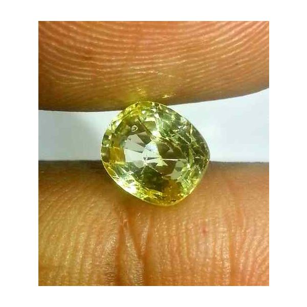 1.76 CT Ceylon Yellow Sapphire 100 % Natural Gemstone