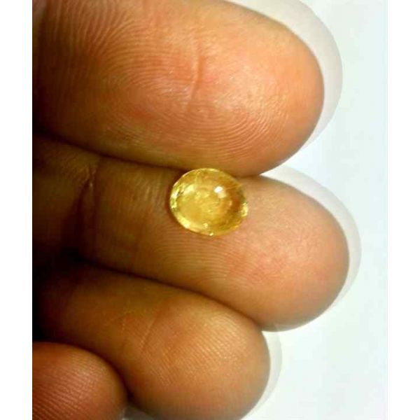 1.70 CT Ceylon Yellow Sapphire 100 % Natural Gemstone