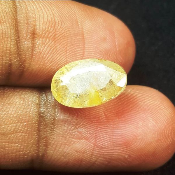 7.10 Carats Natural Orange Sapphire 12.37 x 7.85 x 7.79 mm