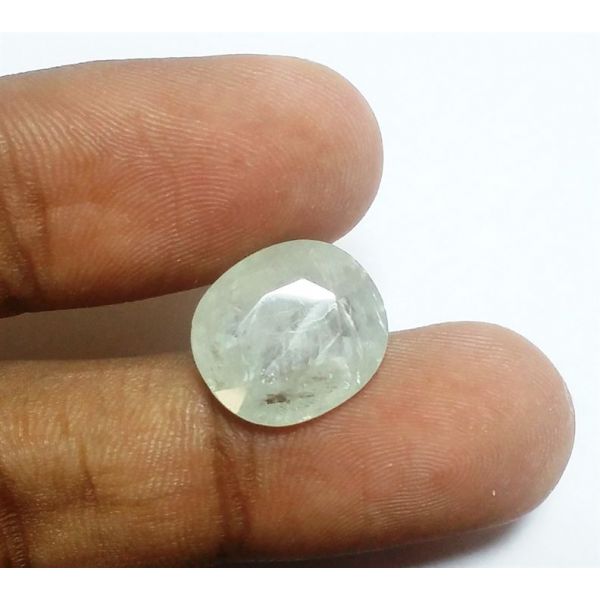 7.49 Carat Bluish Yellow Sapphire 13.32 x 11.81 x 5.34 mm