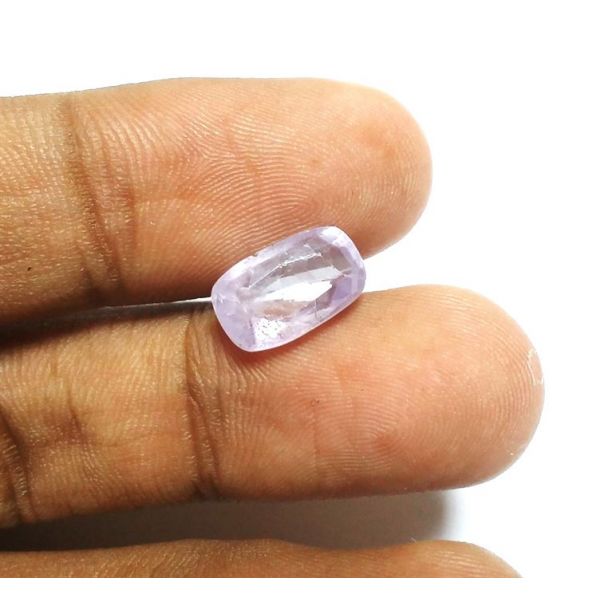 3.87 Carat Purple Sapphire 11.05 x 7.00 x 4.66 mm