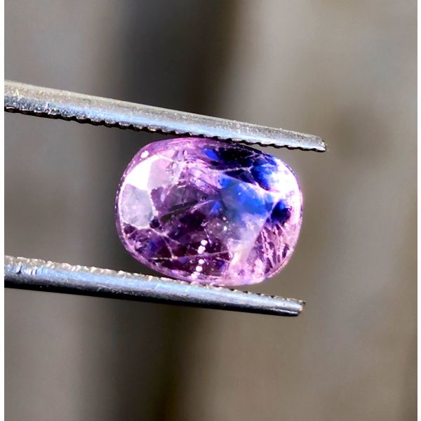 2.26 Carat Bluish Purple Sapphire 8.43 x 6.50 x 5.26 mm
