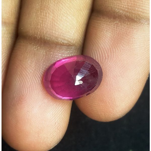 9.00 Carats Natural Pinkish Red Ruby 13.31 x 11.85 x 6.29 mm