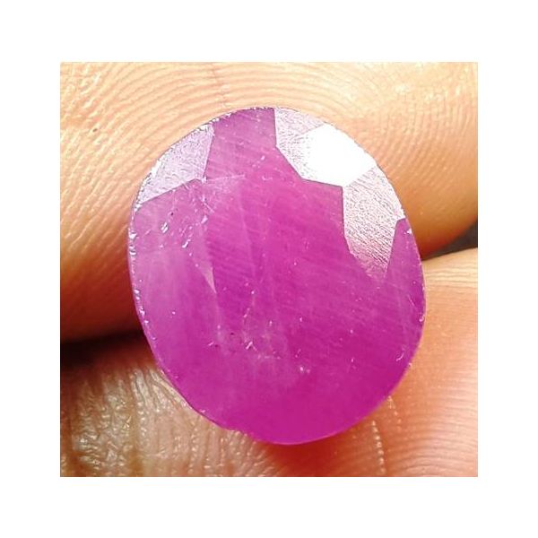 8.09 Carats Natural Red Ruby 12.73 x 10.98 x 5.45 mm