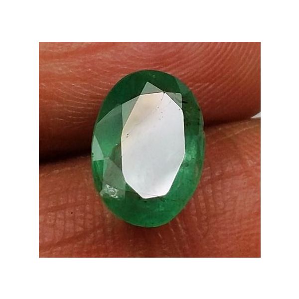 1.90 Carats Zambian Emerald 9.28 x 6.81 x 4.53 mm