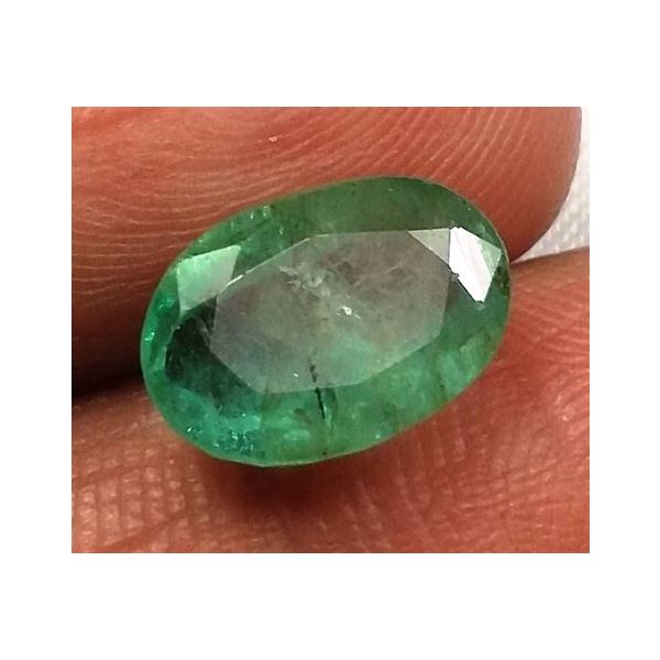 2.18 Carats Zambian Emerald 9.67 x 6.90 x 4.51 mm