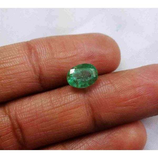 1.60 Carats Zambian Emerald 7.93 x 6.07 x 5.07 mm