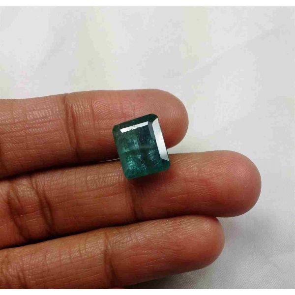 5.74 Carats Zambian Emerald 10.92 x 9.10 x 7.15 mm