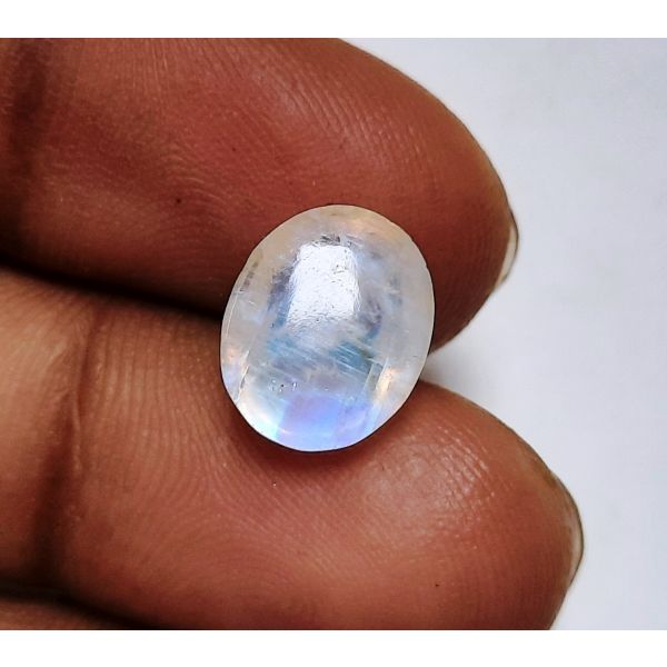 4.15 Carats Natural White Moonstone 11.00 x 9.15 x 5.60 mm