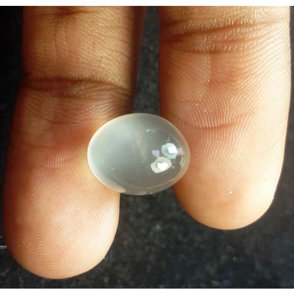 8.32 Carats Natural White Moonstone 12.51 x 10.00 x 8.84 mm