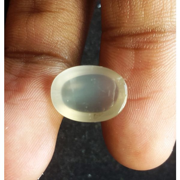 7.75 Carats Natural White Moonstone 13.25 x 9.70 x 7.60 mm