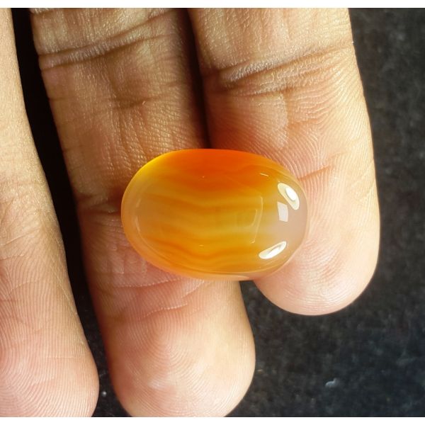 13.17 Carats Natural Red Agate 18.30 x 12.75 x 6.67 mm