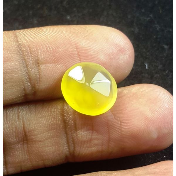 4.95 Carats Natural Yellow Agate 12.14 X 10.91 X 5.81 MM