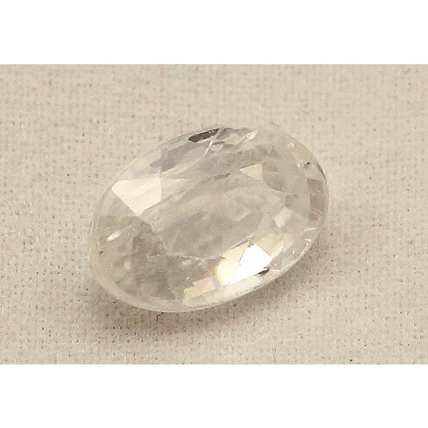 3.28 Carats Colorless Zircon Oval shape 10.55x6.80x3.60mm