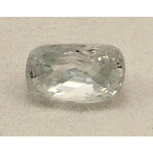 3.79 Carats Colorless Zircon Oval shape 9.90x6.05x5.40mm 