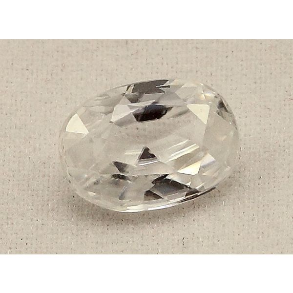2.96 Carats Colorless Zircon Oval shape 9.60x6.80x4.10mm