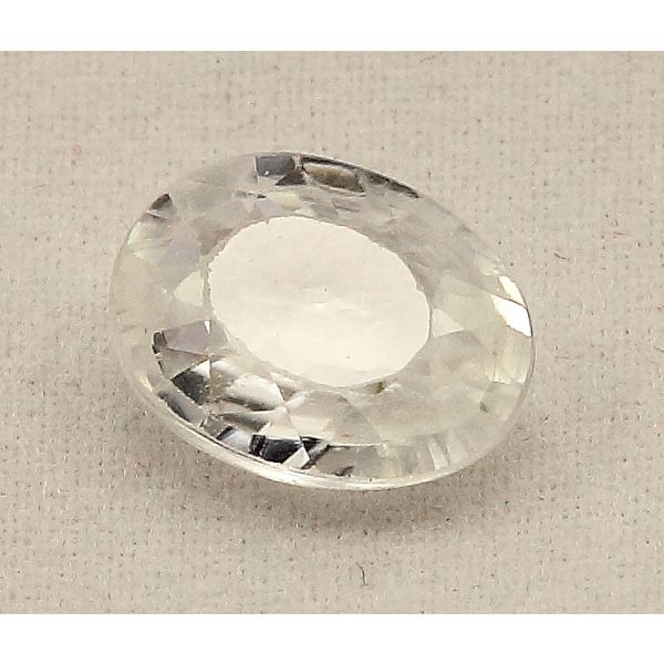 3.29 Carats Colorless Zircon Oval shape 9.70x7.50x3.95mm