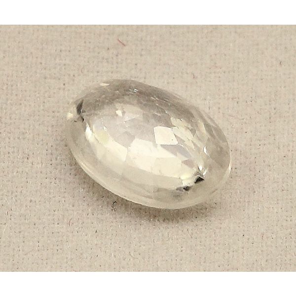 3.18 Carats Colorless Zircon Oval shape 10.40x7.35x3.60mm
