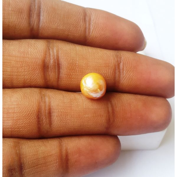 5.68 Carats Natural Venezuela Pearl 9.24 x 9.31 x 9.16 mm