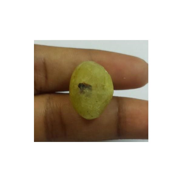 27.86 Carats Natural Apatite Cats Eye Oval Shape 18.85 x 13.84 x 12.85 mm