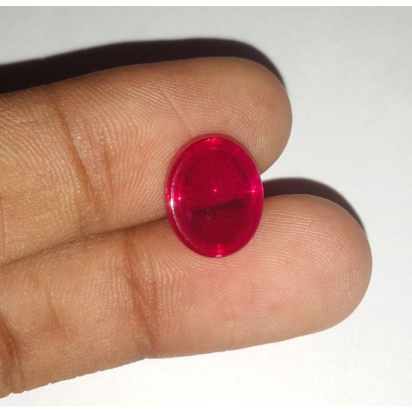 7.50 Carats Six Rays Star Ruby Oval Shaped 12.07x10.05x5.27 mm