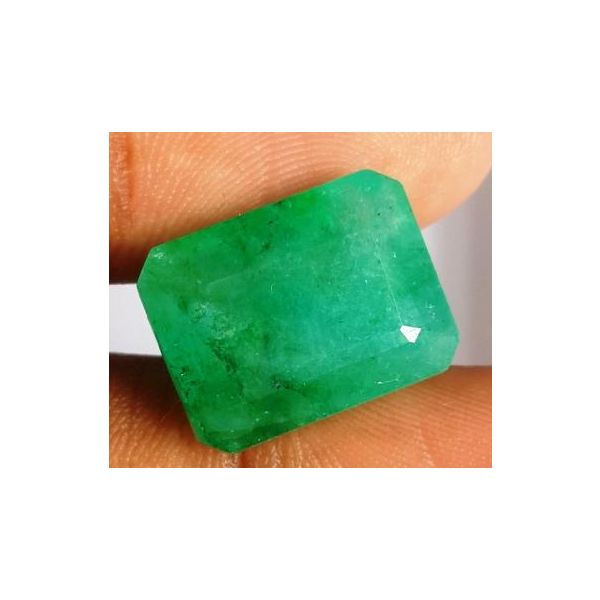12.50 Carats Natural Zambian Emerald 15.28 x 11.69 x 7.89 mm