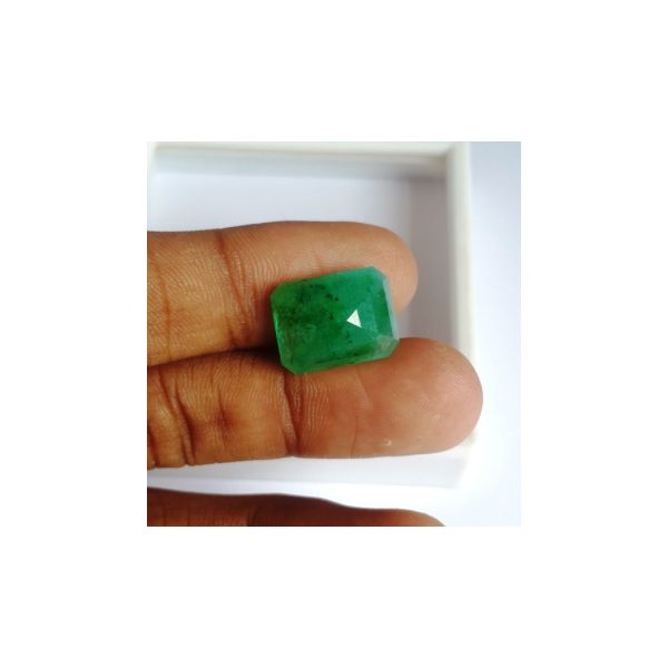 12.50 Carats Natural Zambian Emerald 15.28 x 11.69 x 7.89 mm