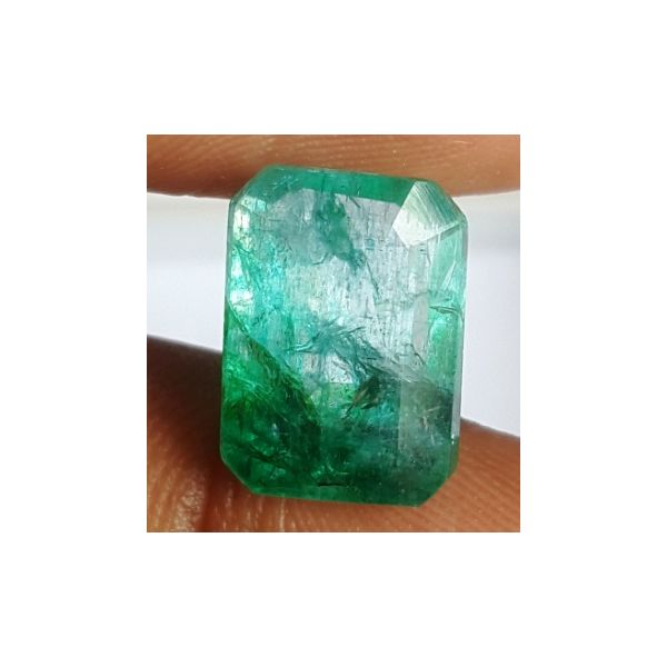 5.63 Carats Natural Zambian Emerald 12.11 x 8.73 x 5.95 mm