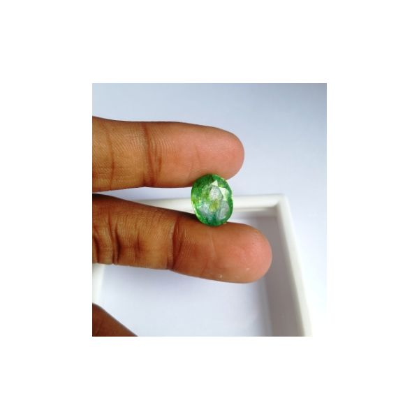 5.11 Carats Natural Columbian Emerald 13.09 x 10.57 x 5.23 mm