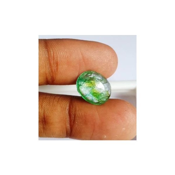 5.11 Carats Natural Columbian Emerald 13.09 x 10.57 x 5.23 mm