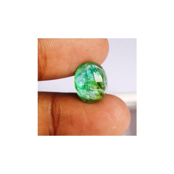 6.56 Carats NaturalColumbian Emerald 12.82 x 10.51 x 6.73 mm