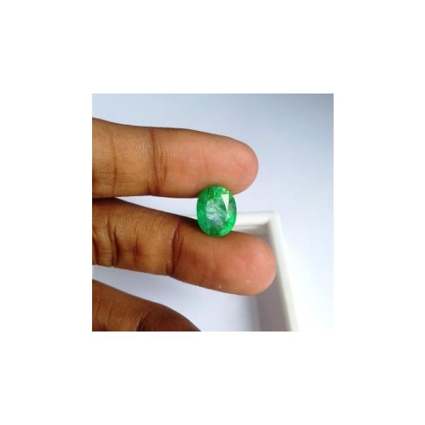 5.08 Carats NaturalColumbian Emerald 11.89 x 9.77 x 6.35 mm